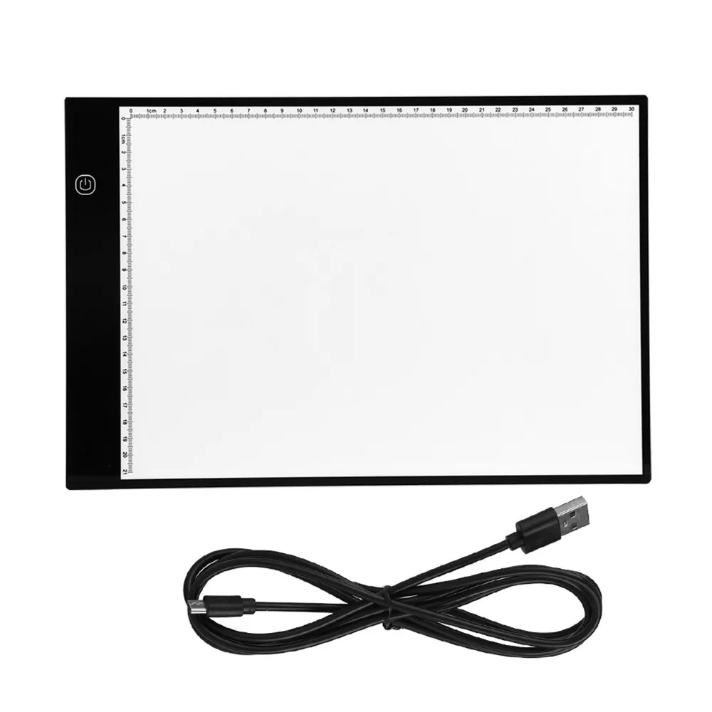 A4 LED Tracing Board Three-Level Dimmable Ultra-Thin Drawing Light Box Low Power Design Light Board Draft Reference Tracing