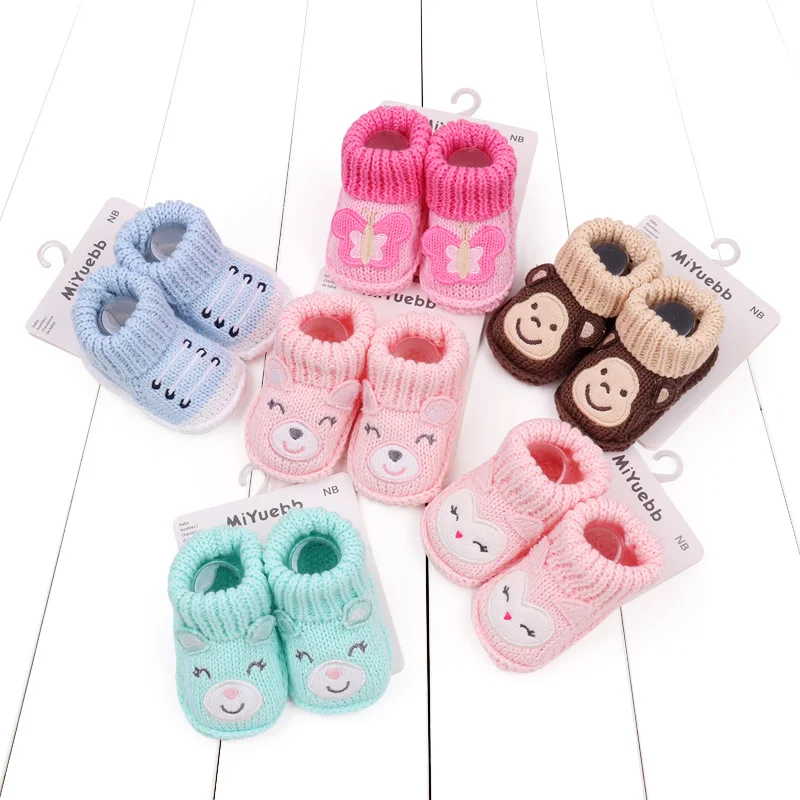 Baby Socks Cute Animal Deasign Soft Cotton 9.5cm for 0-6 Months Toddler Boys and Girls Indoor Prewalking High Quality NewFashion