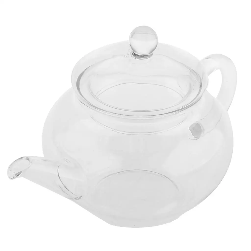 Heat Resistant Glass Teapot with Infuser Coffee Tea Leaf Herbal Set 250ml