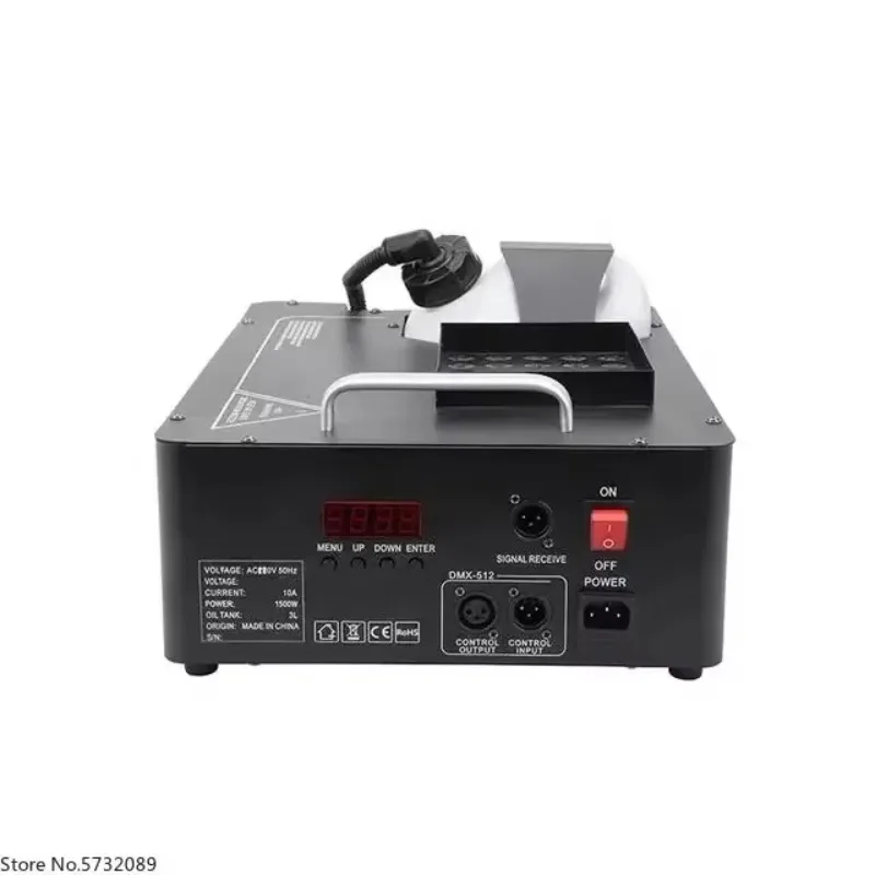 

24 led Rgb Color 1500W LED column fog machine smoke machine for Weeding Party Club