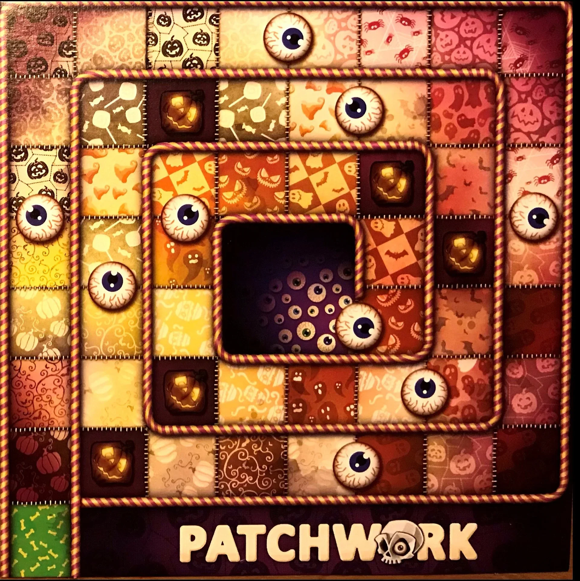 Patchwork Halloween Board Game for Two Players | Strategy Board Game | Perfect for Halloween Night