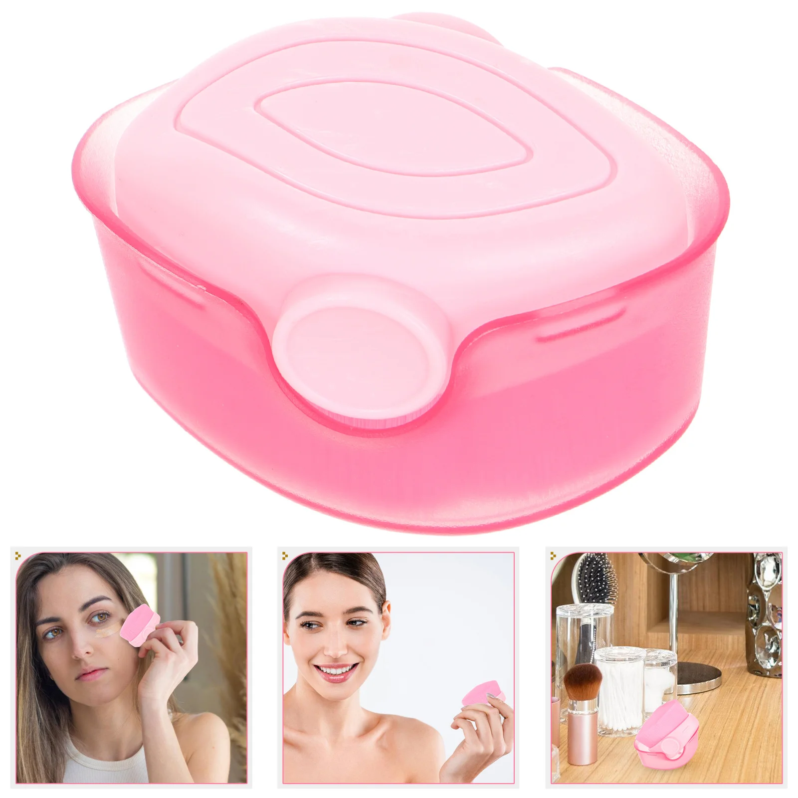 Pennello Multiuso per Fondotinta Viso e Corpo, Sicuro per l'Autoabbronzante, con Coperchio, Setole Dense per Sfumature e Finiture