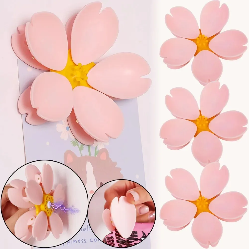Sakura Sealing Clip Food Preservation Fridge Magnet Moisture-proof Sakura Magnetic Clip Cute Style Snack Storage
