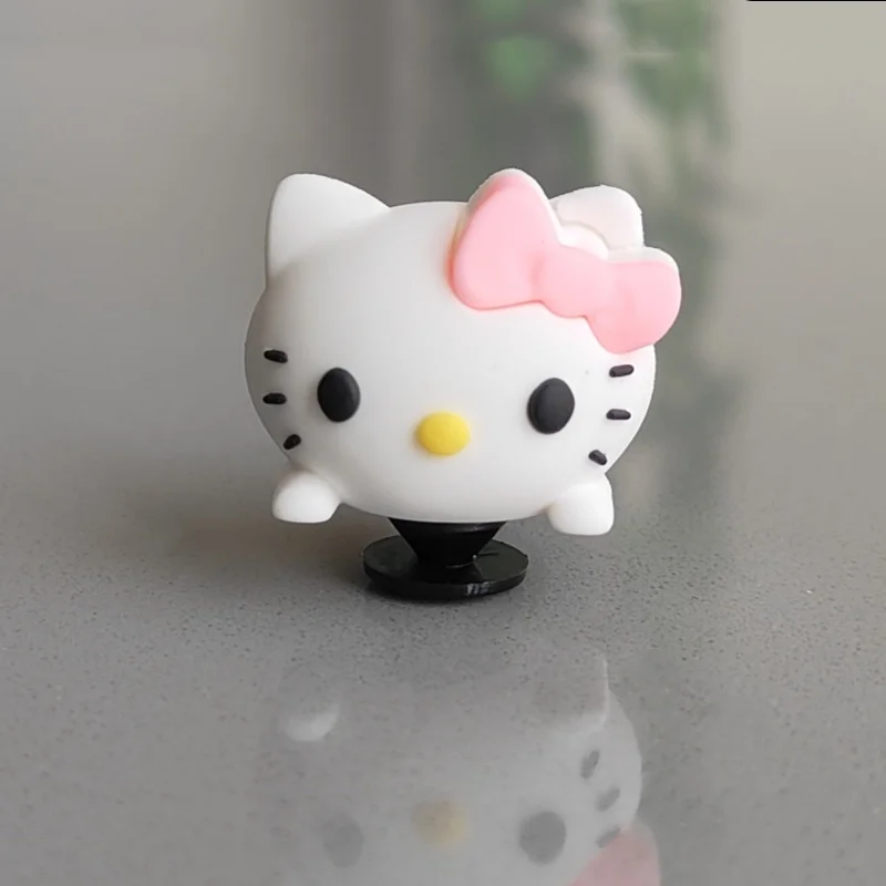 Adornos de zapatos 3D Cinnamoroll Kuromi Hello Kitty, bonitos Clips de zapatos Sanrio para zapatos con agujeros, sandalias, zuecos, accesorios DIY