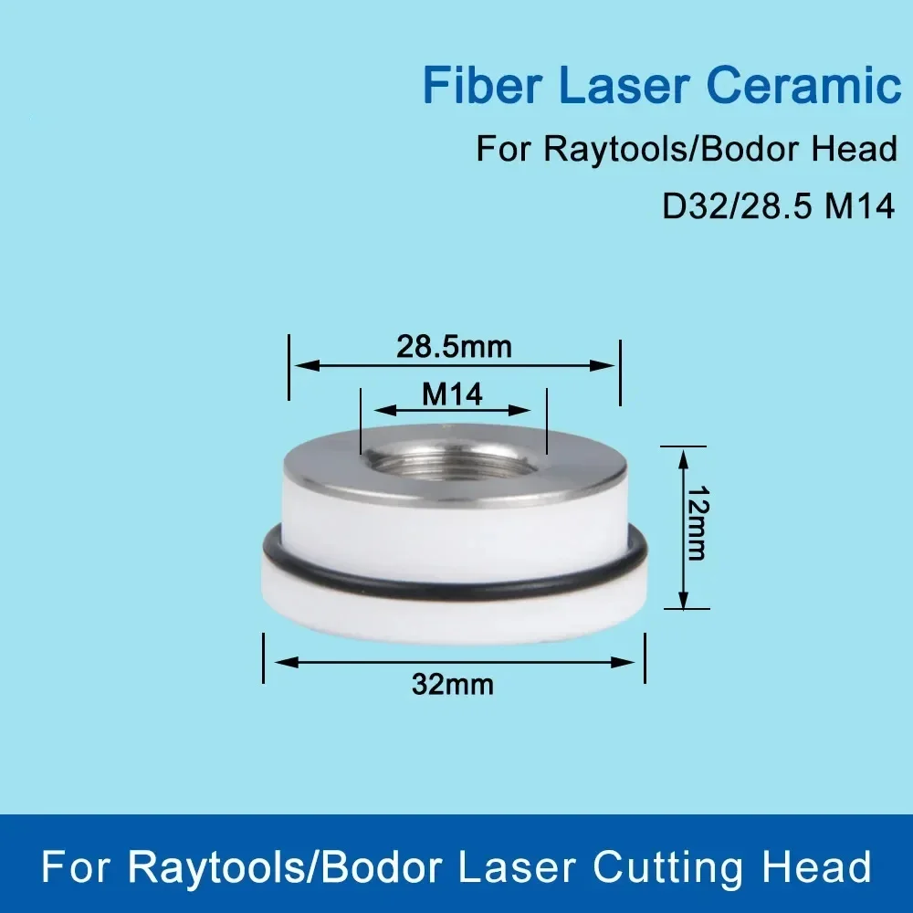  Laser Ceramic 32mm/ 28.5mm OEM Raytools Bodor Nozzle Holder For Raytools Fiber Laser Cutting Head BT240S  BM109 BM111/110