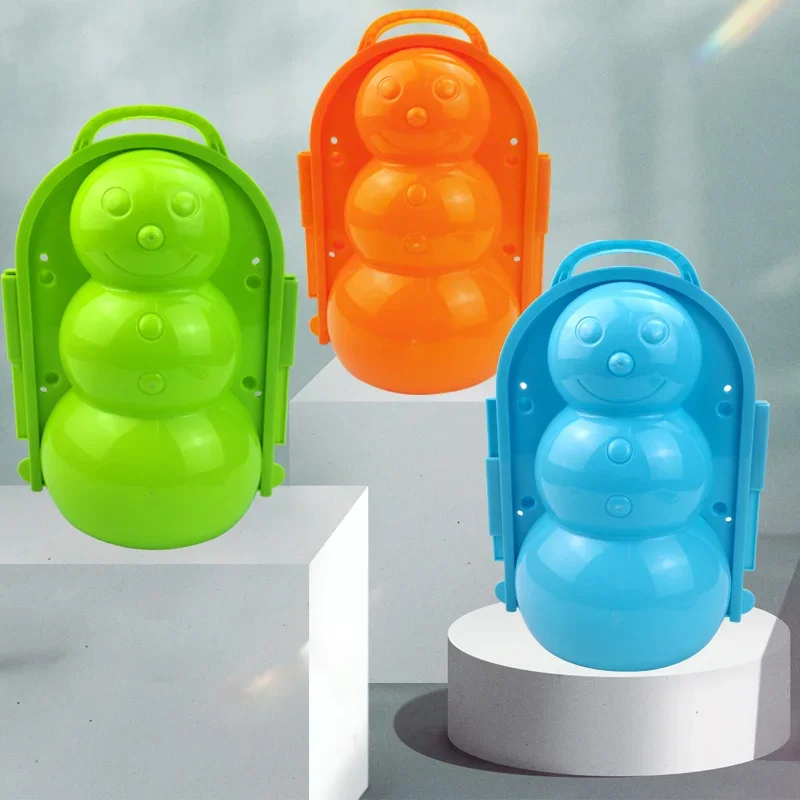 

1 Pcs Snowball Maker Plastic Clip Kids Outdoor Sand Snow Ball Mold Toys Fight Duck Snowman Maker Clip Toy for Children