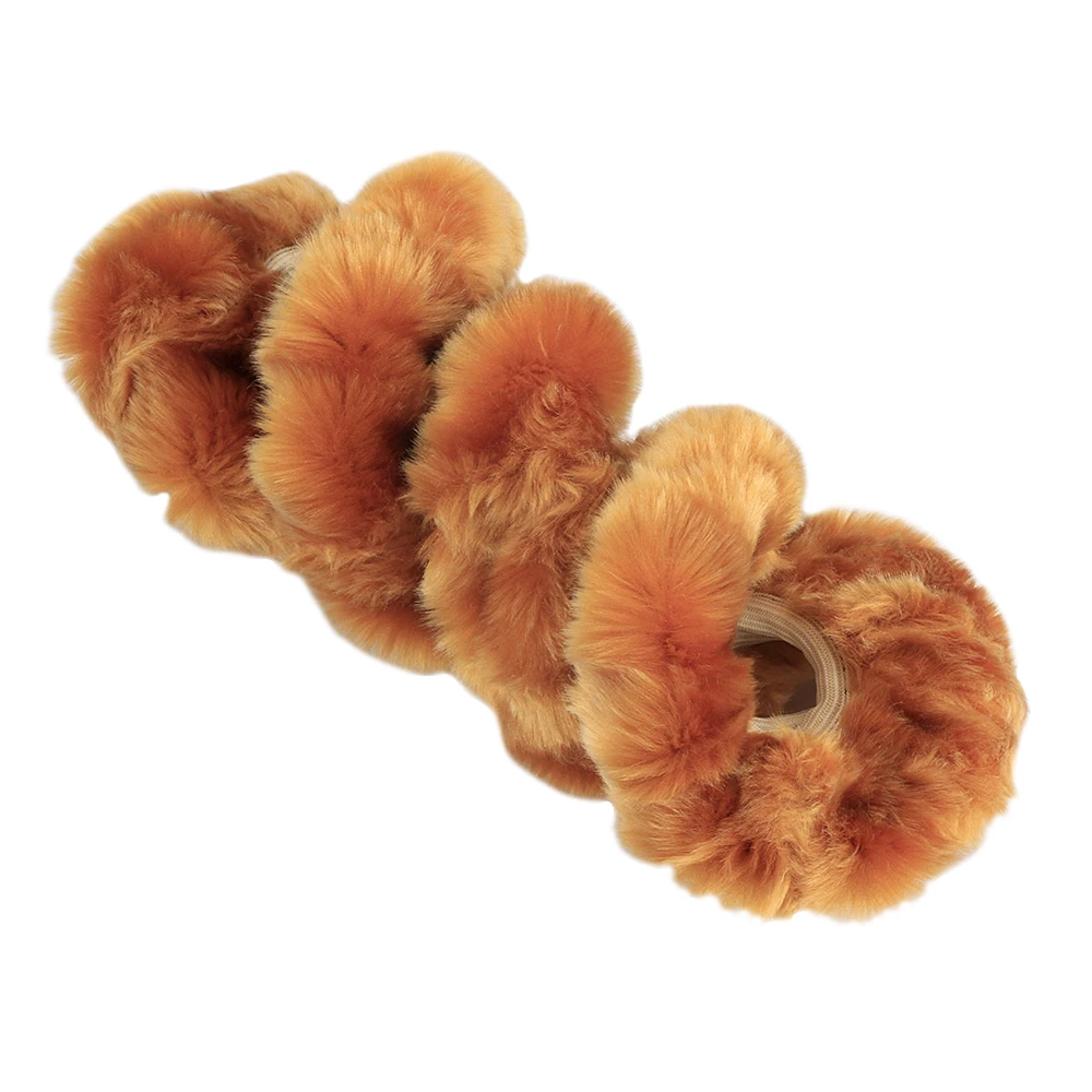 Premium weiche kurze Pelz Auto Lenkrad Abdeckung hochdichte warme Plüsch Winter Lenkrad Schutz Abdeckung 38 cm Zubehör – Detail 4
