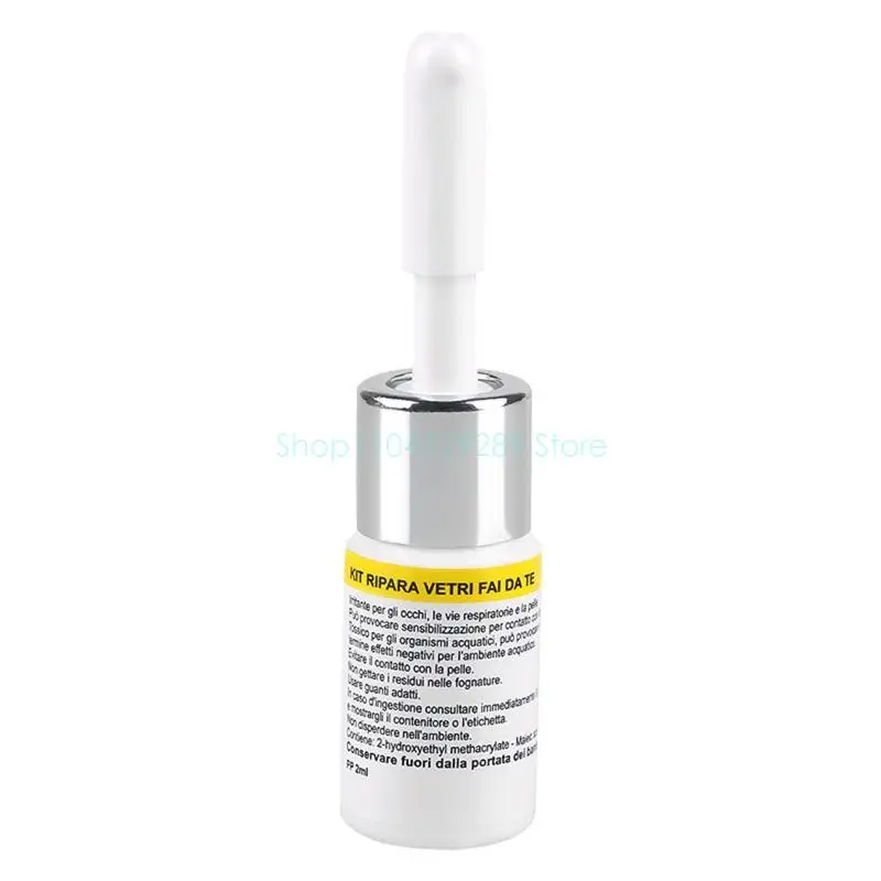 D8KE Windshield Repair Window Crack Repair Tool with Pressure Syringes for Fix Glass