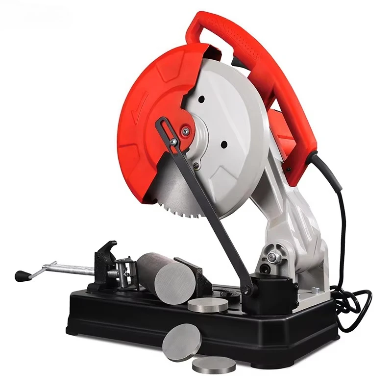 HORFENZ 2600W 10-Inch Dry Cut-Off Machine Home Use Metal Chop Saw with Core Motor Component 220V High-Accuracy 6-Month Warranty