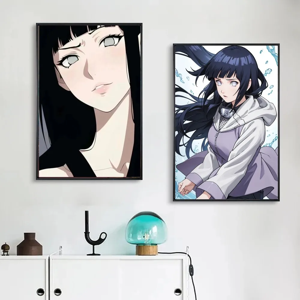 1pc Hyuuga Hinata Anime Naruto Poster Poster Art Print Bar Living Room Furniture Decor