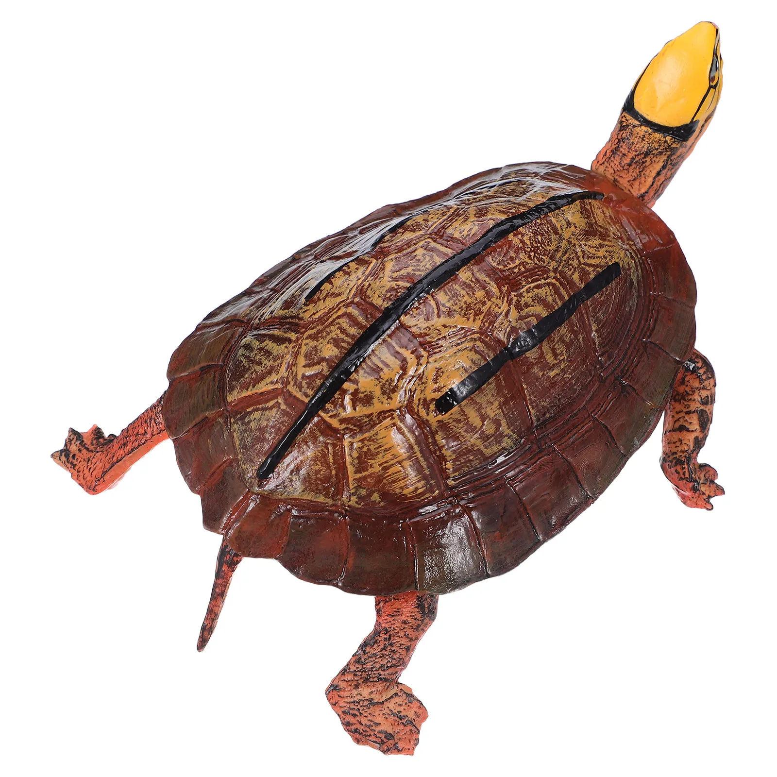 Plastic Simulation Turtle Desktop Decoration High Detail Fake Turtle Sculpture Home Garden Classroom Display Natural Animal