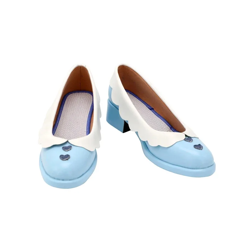 NEKOPARA Chocolates Vanilla Maid Cosplay Shoes PU Boots Halloween Cosplay Prop For Girls