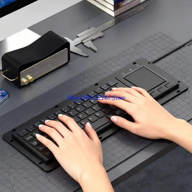 P9FA Industrial Waterproof Keyboards Offering 64Keys and Touchpads Mouse Function for Precisions Tasks