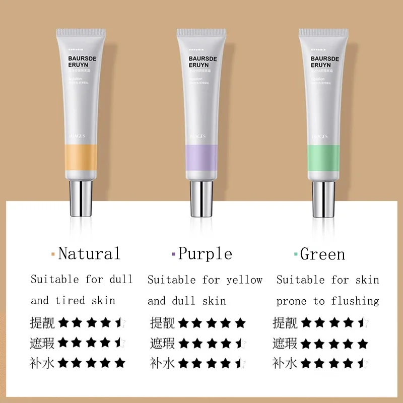 Repairing BB Cream Natural Concealer Foundation Refreshing Moisturizing Makeup Brightening Skin Tone Isolation Cream