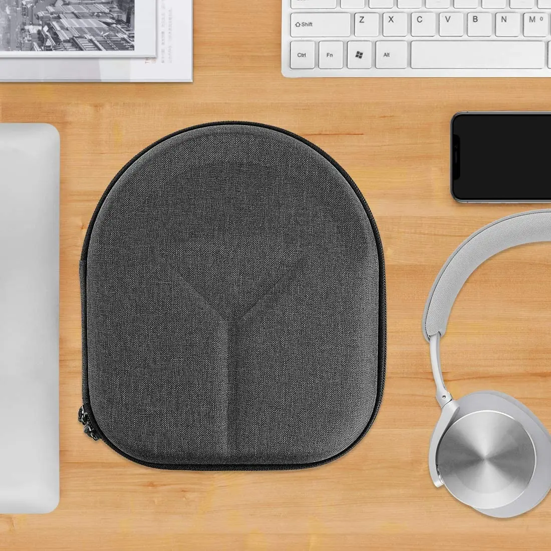 Imagem -06 - Geekria Bolsa de Armazenamento de Fone de Ouvido de Proteção Portátil Bolsa para Bang & Olufsen Beoplay H9i h9 3ª Geração