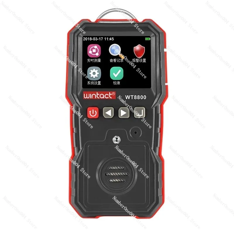 

Industrial 4 in 1 Gas Detector Carbon Monoxide Oxygen Combustible Gas H2S Tester 120000 Data Logging Sound Light Vibration Alarm