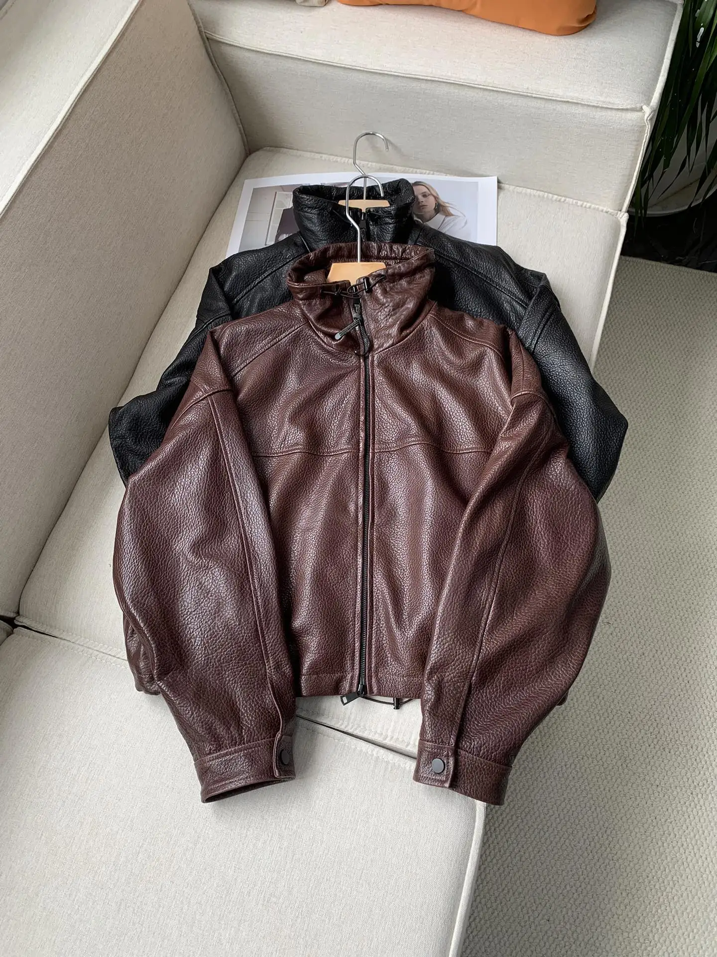 Genuine Leather Jacket For Women Short High-End Sheepskin Jacket For Women