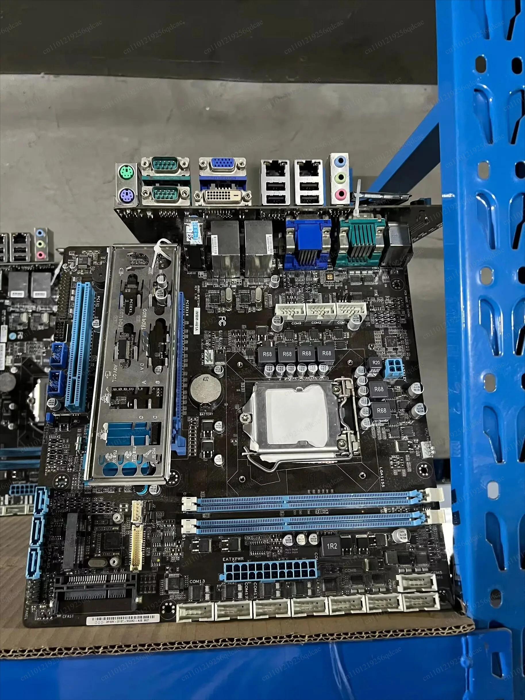 For COM Research Yang IMBM-H61A-A10-G2 IMBM-H61A 1155-pin ddr3 industrial computer mainboard dual network port  (Shop No.: 0328)