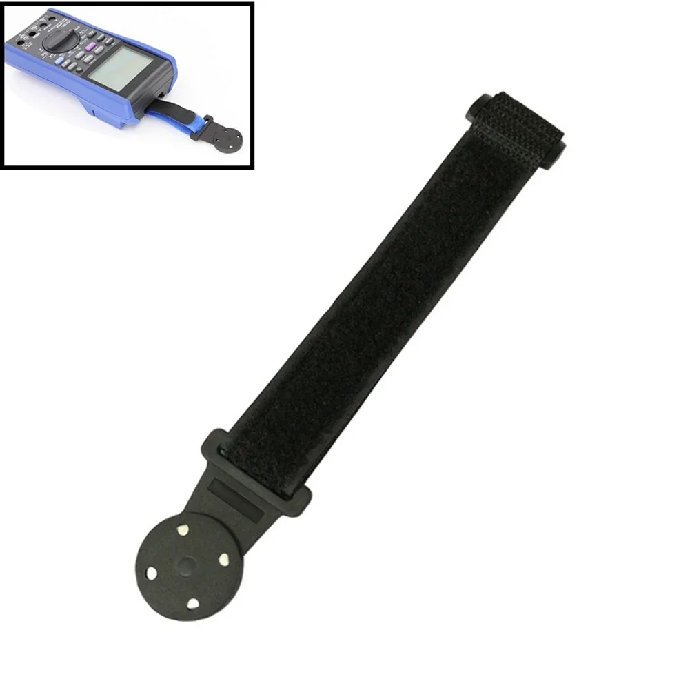 Preto Portátil Tool Hanger Kit para Multímetro Digital, Hanging Loop Strap, Carpintaria, Substituição, 20.6x3.6cm, 8.11x 1.42 polegadas