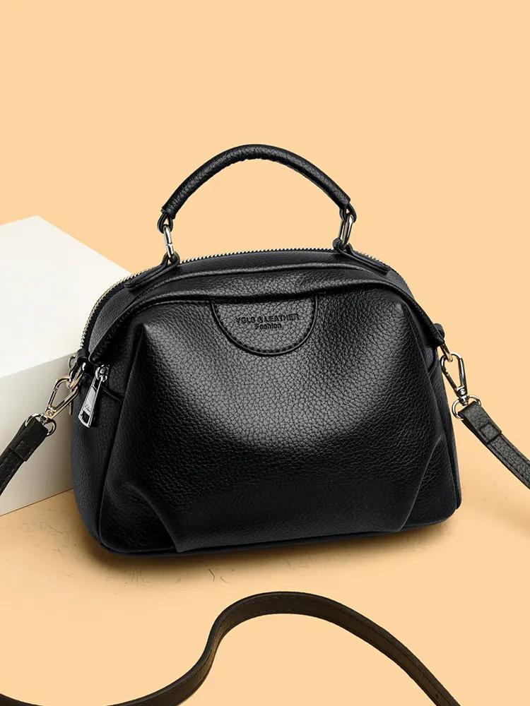 

PU Crossbody Bag for Women 2026 New Light Luxury Large Capacity Handbags Fashion Letter Commuter Single Shoulder Bags