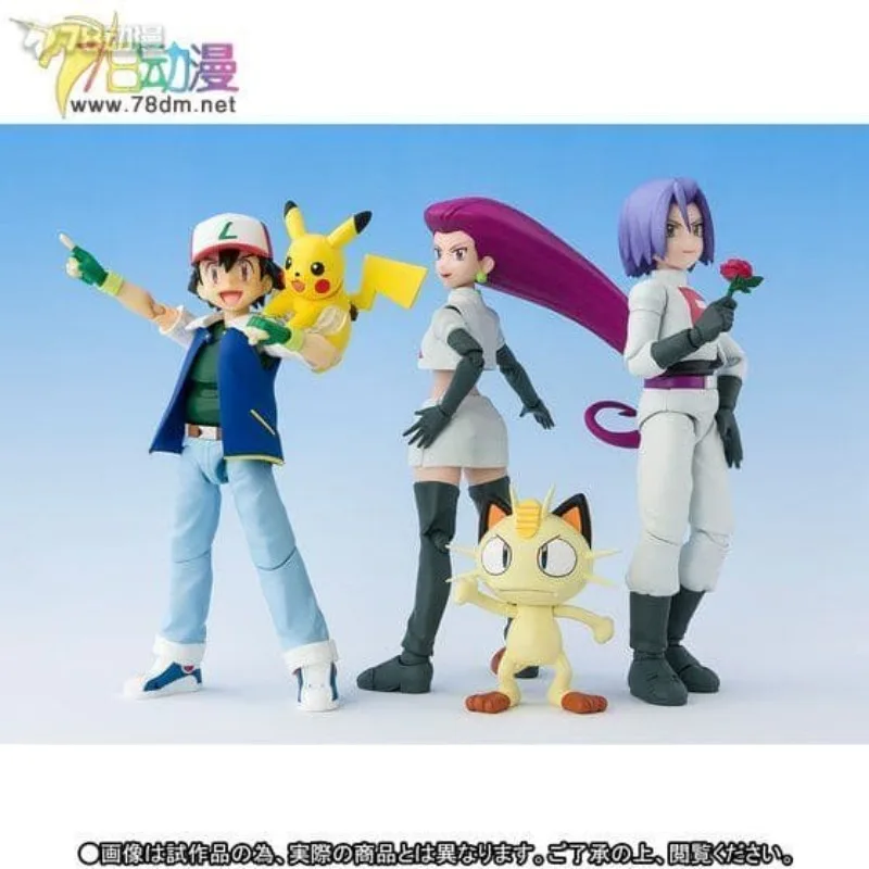 バンダイ 正規品 S.H.フィギュアーツシリーズ ポケモンシリーズ アッシュ&ロケットチームセット 限定版 コレクタブル可動モデル