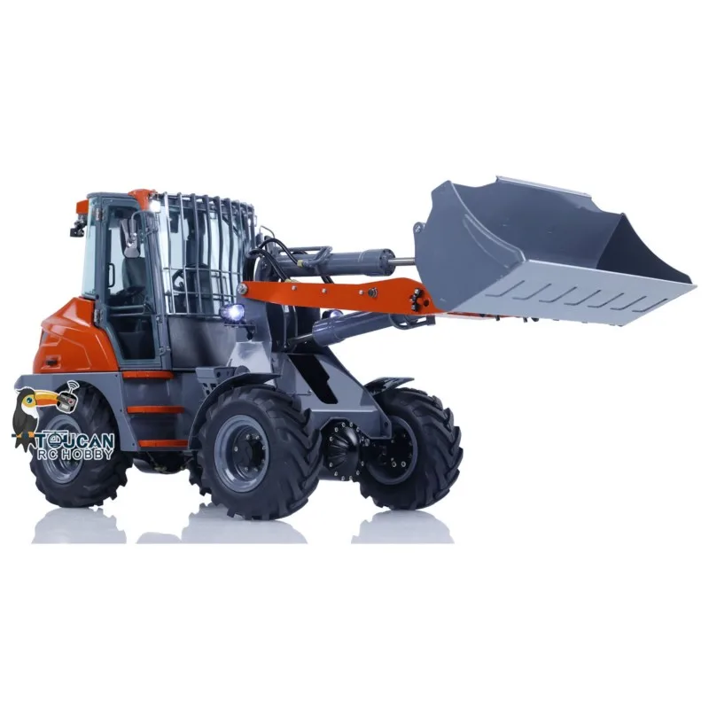 4X4 LESU AOUE MCL8 RC Hydraulic Loader RTR 1/14 Remote Control Construction Vehicle Light Sound Model Gift TOUCAN HOBBY THZH1687