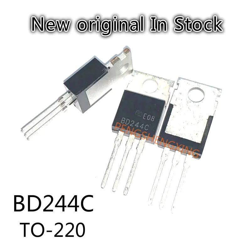 10PCS/LOT  BD244C BD244 PNP power transistor  TO-220  New original spot hot sale