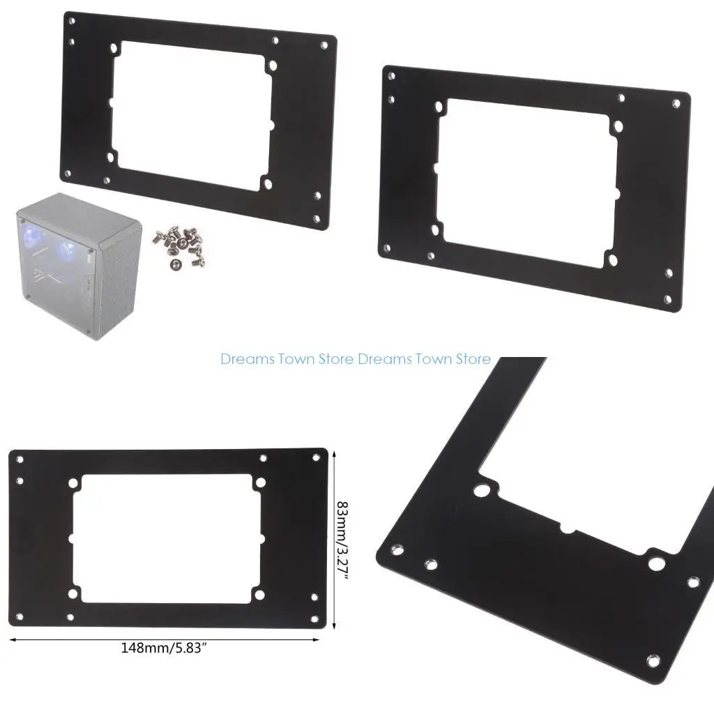 

HX6A ATX To 2U Power Conversion Frame Aluminum Anodized Bracket Silver Band