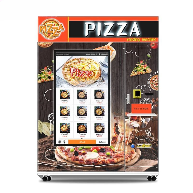 Let Pizza Vending Machine With Heating And Baking System Pizza Vending Machine Full Automatic