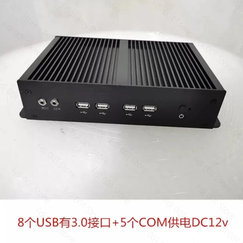 Factory direct 2026 Mini industrial control host J1900 dual Gigabit network port USB3.0 interface HDMI8 USB5 COM
