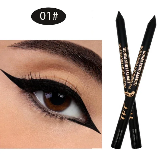 Waterproof Matte Eyeliner Pencil Long Lasting Not Blooming No Fade Color Smooth Colorful Eyeliner Gel Pen Eye Makeup Cosmetic