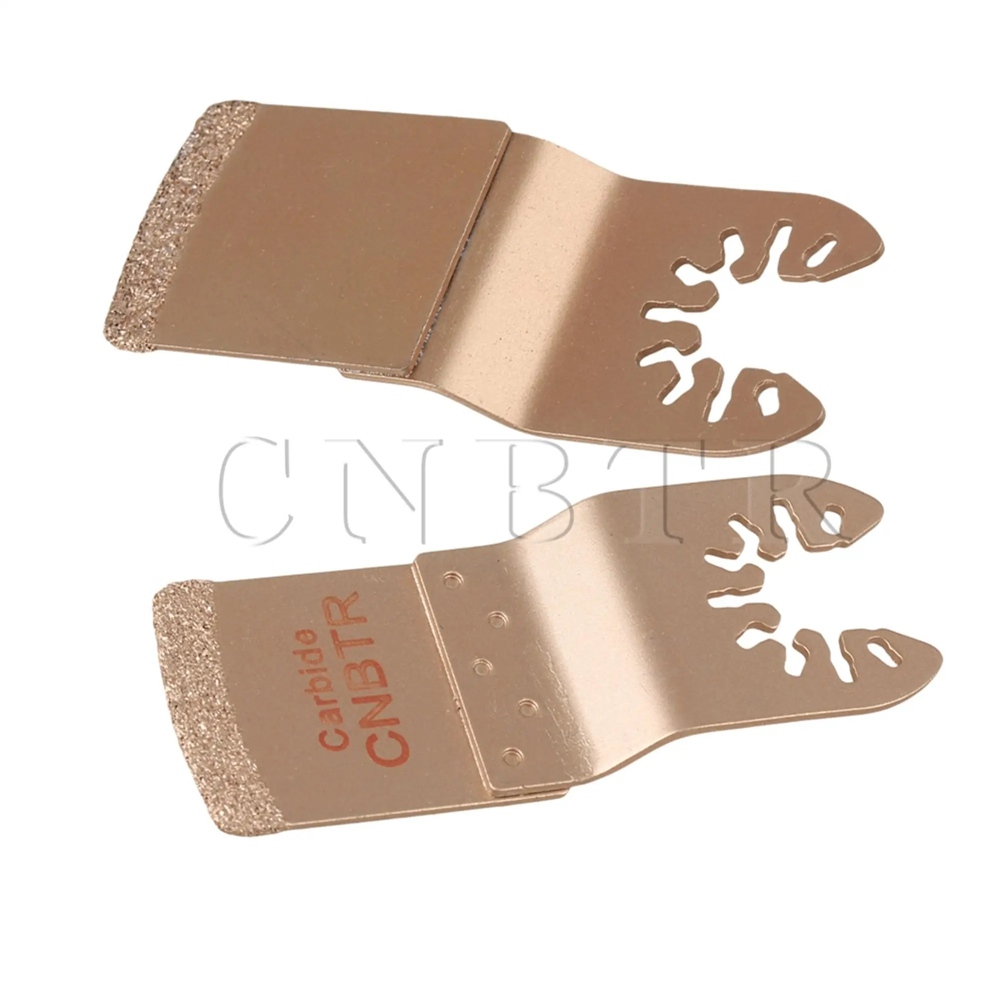 CNBTR 5 PCS E Type Carbide Oscillating Multitool 75x33mm Replacement for FEIN