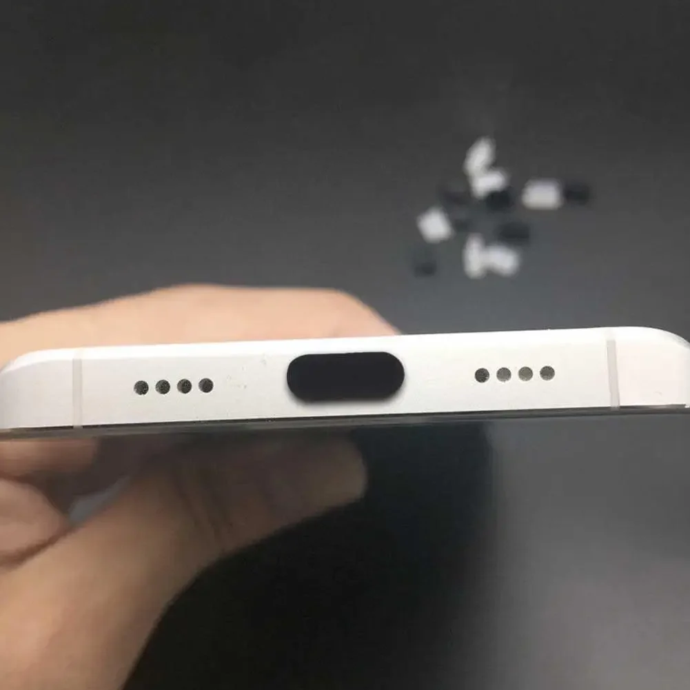 10x Anti Dust Plugs USB C Charging Holes Silicone Type C Port Protection Dust Plug For Samsung S9 S8