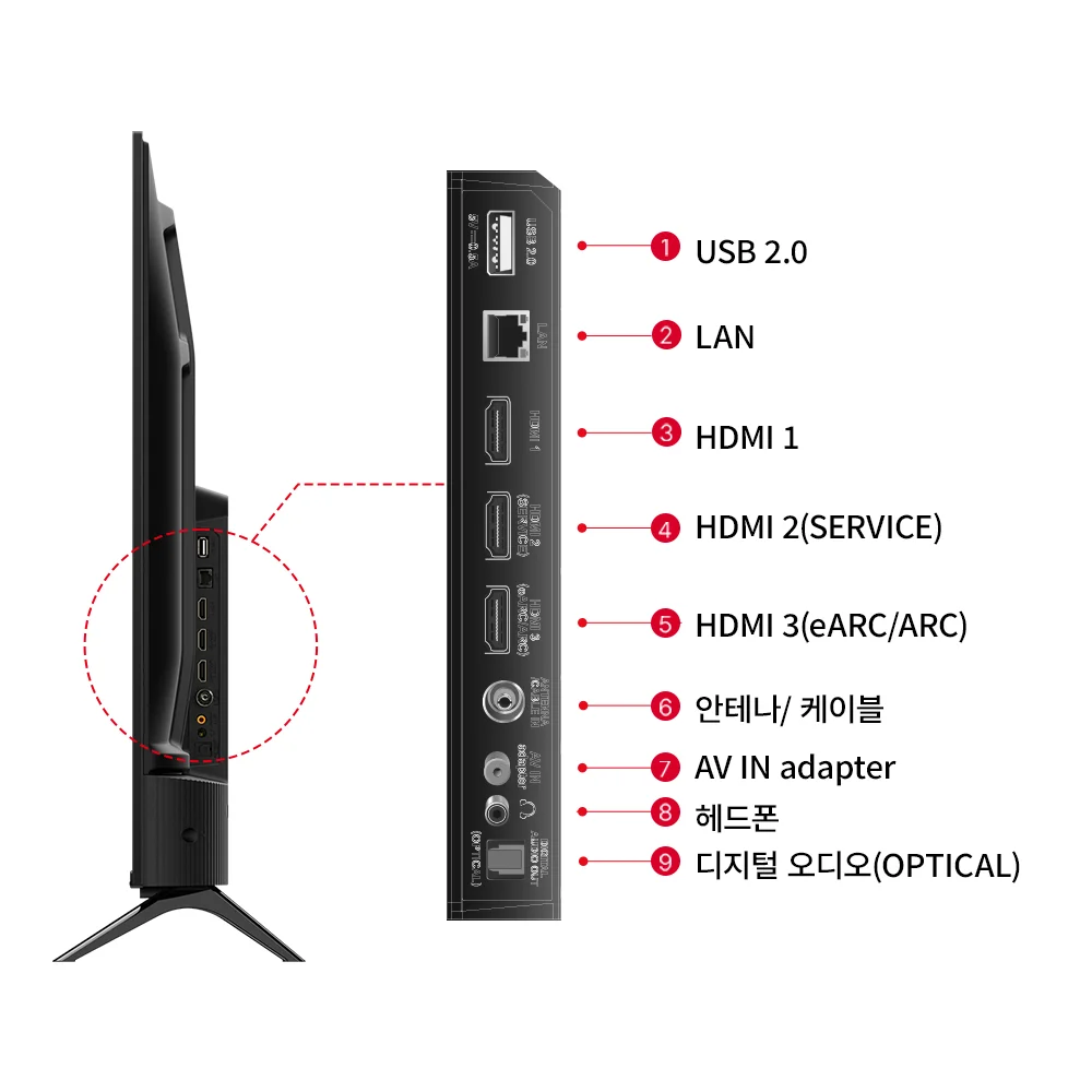 TCL 4K UHD 안드로이드11 TV 43V6B 108cm · 43인치 · 스탠드형 · 고객직접설치