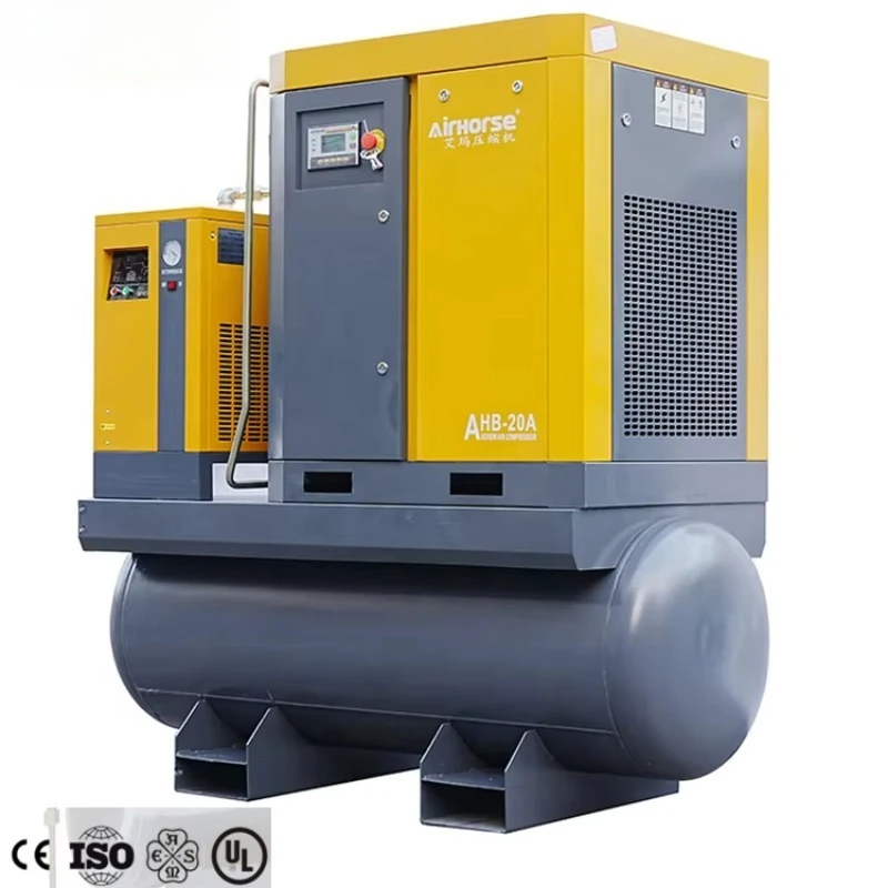 IP54モーター 20HP 15kw 組み合わせ型 20バール 産業用コンプレッサー機 オールインワン スクリューエアコンプレッサー レーザー切断機用