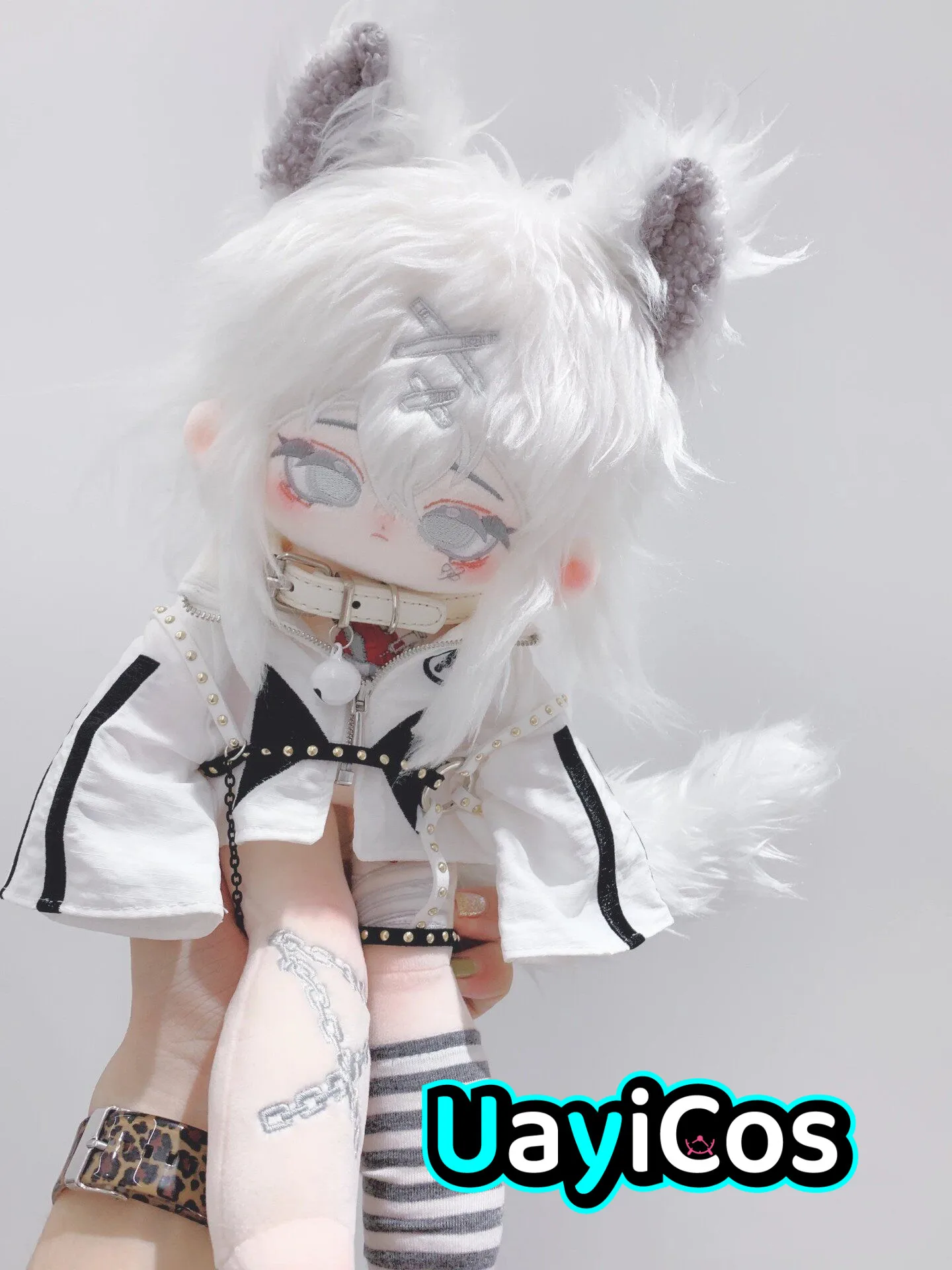 In Stock Anime No attributes Monster Miwu Stuffed 30cm Plushie Doll Body Anime Ornament Game Toy Gift Cosplay Costume