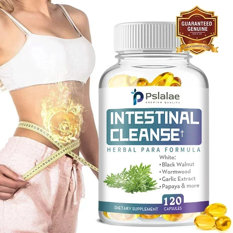 Protección Gut todo en uno, contiene Mugwort, Nogal Negro, sello dorado y clavo para promover la limpieza Intestinal y la digestión