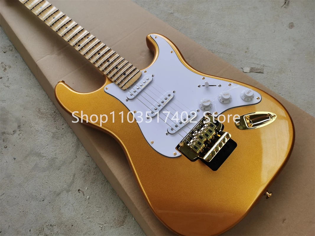 Classic fan fretboard electric guitar, slotted fretboard, professional quality, free shipping.