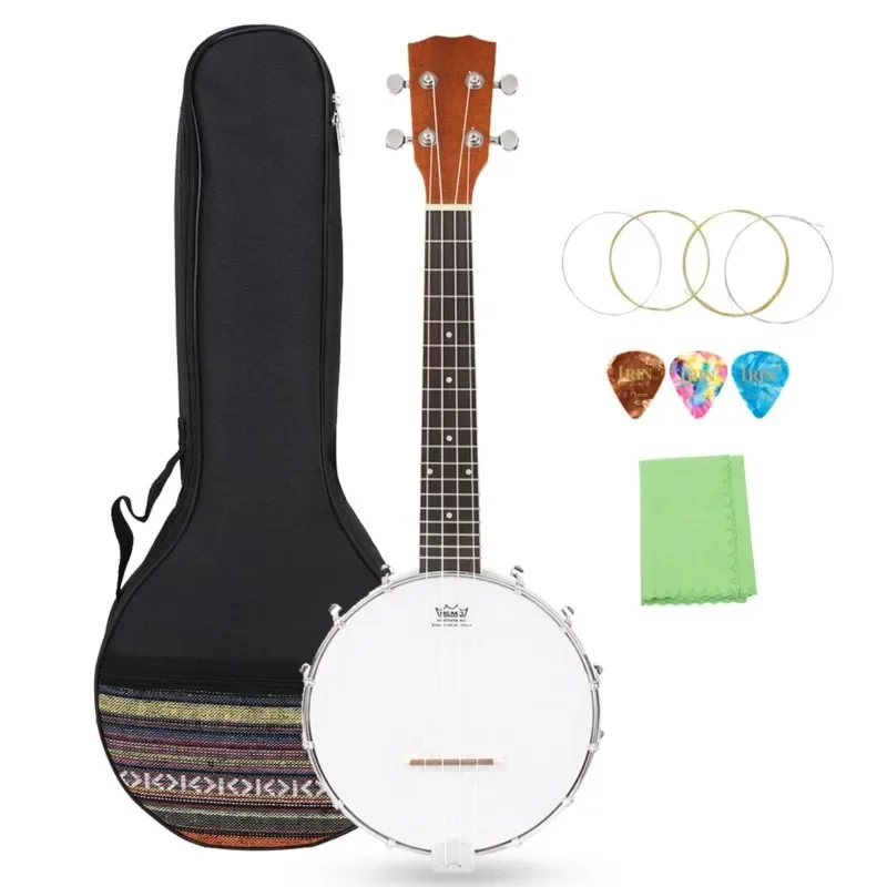 

%a Four Strings Banjo Turtledove Piano Banjo Western National Musical Instrument 4 Strings Turtledove Piano Guitar Delivery Pa