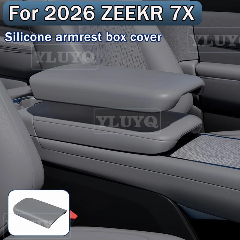 

For 2026 ZEEKR 7X NEW Central Armrest Box Protective Cover, Center Console Armrest Protective Lid Accessories