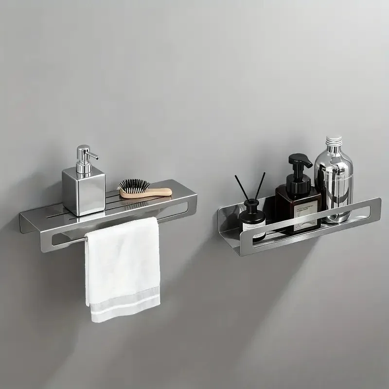 stainless-steel-wall-storage-shelf-towel-holder-multifunctional-storage-rack-display-stand-home-organizer-bathroom-accessories