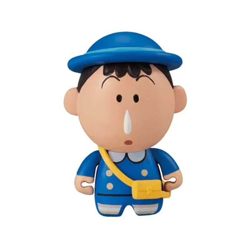 Bandai 5 pz/set Nuovo Anime Crayon Shin-chan Scuola Materna Uniforme Kawaii Figura PVC Modello Giocattoli Bambola Raccogliere Ornamenti Regali