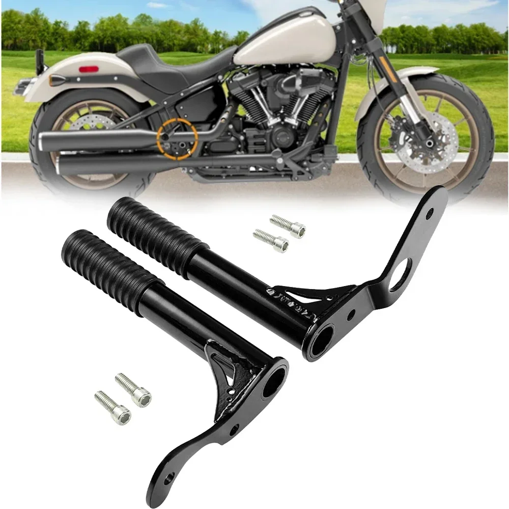 

Motorcycle Rear Highway Engine Guard Crash Bar Black For Harley Softail Low Rider Street Bob FXBB FXLRS FXLR 2018-2021 2022