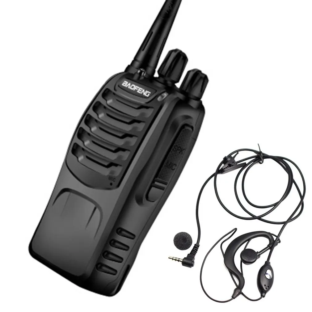 1ชิ้น888S walkie talkie 888S 400-470MHz 1500mAh 16ช่องแบบพกพาวิทยุสองทางพร้อมหูฟังรับส่งสัญญาณ888S