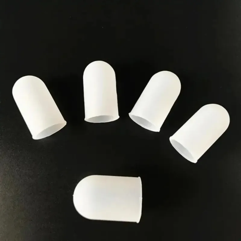 5Pcs Silicone Finger Protector Finger Caps High Temperature Resistant Anti-slip Finger Cover