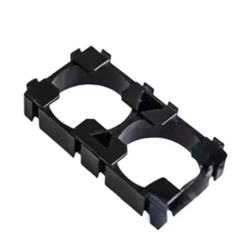 Dual 18650 lithium battery combination fixed bracket with bayonet for multi shape splicing combination 2 series
