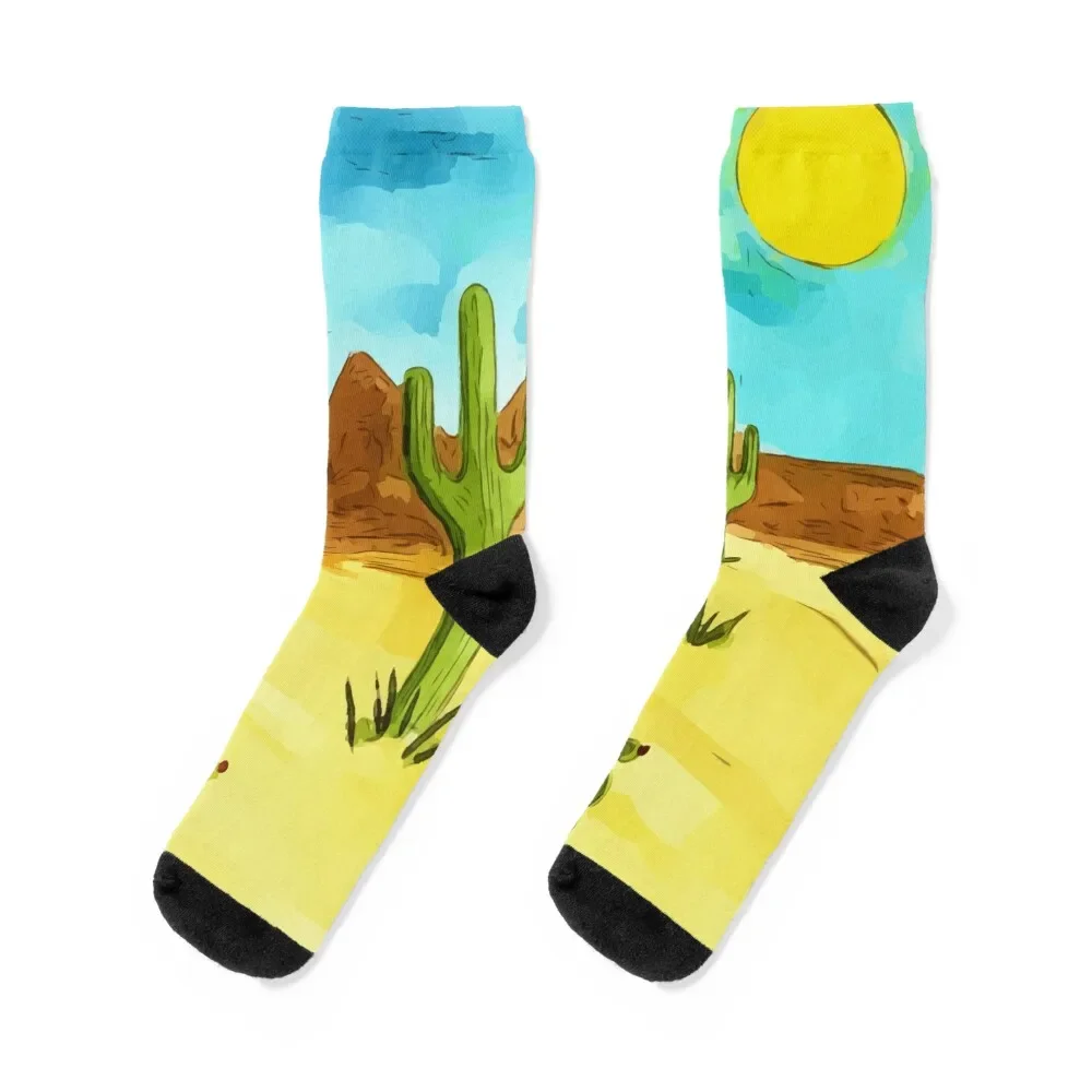 

Saguaro from the Saguaro National Park in Arizona - WelshDesigns Socks kids anti slip football retro Boy Child Socks Women's