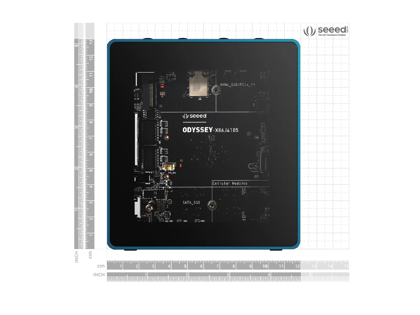 Imagem -04 - Re_computer: Gabinete Mais Compatível para Sbcs Populares Incluindo Odyssey-x86j4105 Raspberry pi Beaglebone e Jetson n Case