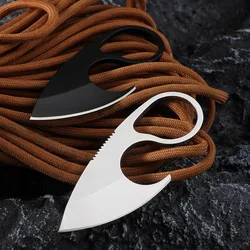 Necklace Knife Convenient K Sheath Ring Ornament Unpacking Essential Knife Stainless Steel Daily Portable Outdoor Knife