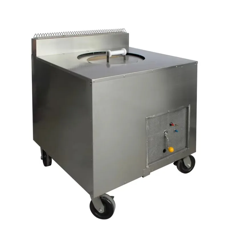 Precio del horno Tandoori de arcilla de gas tostado redondo de acero inoxidable comercial 2025 600/900